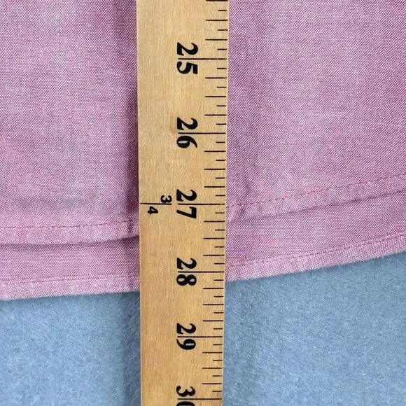 UNTUCKit Shirt Mens 2XL Red Chambray Cotton Button Up Long Sleeve - Picture 5 of 9